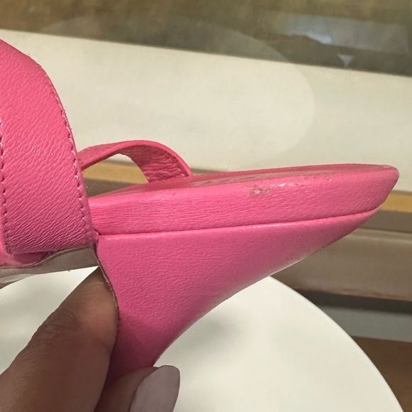 🌹STUART WEITZMAN🌹 Playa Knot Leather Stiletto Sandals Size: 9B - Picture 9 of 13